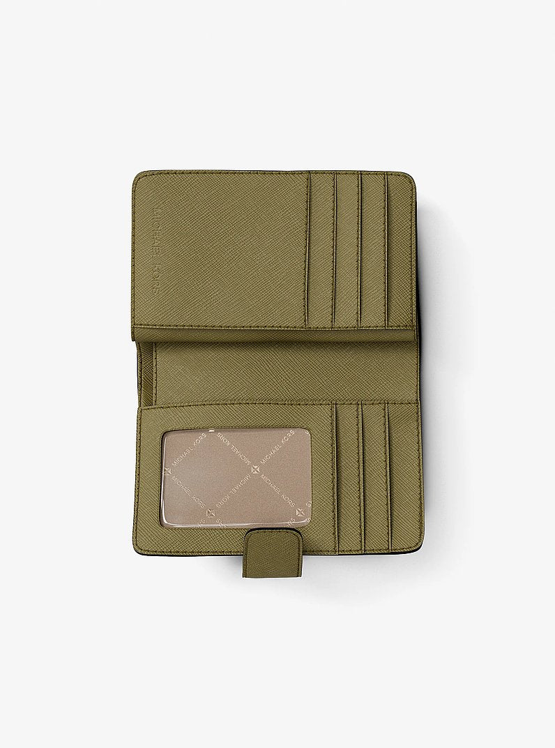 Michael Kors Medium Crossgrain Leather Wallet - Oregano 2