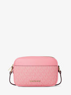 Jet Set Small Signature Logo Camera Crossbody Bag - Carnation