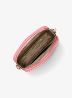 Jet Set Small Signature Logo Camera Crossbody Bag - Carnation 2