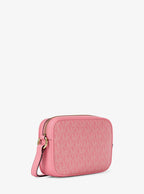 Jet Set Small Signature Logo Camera Crossbody Bag - Carnation 3
