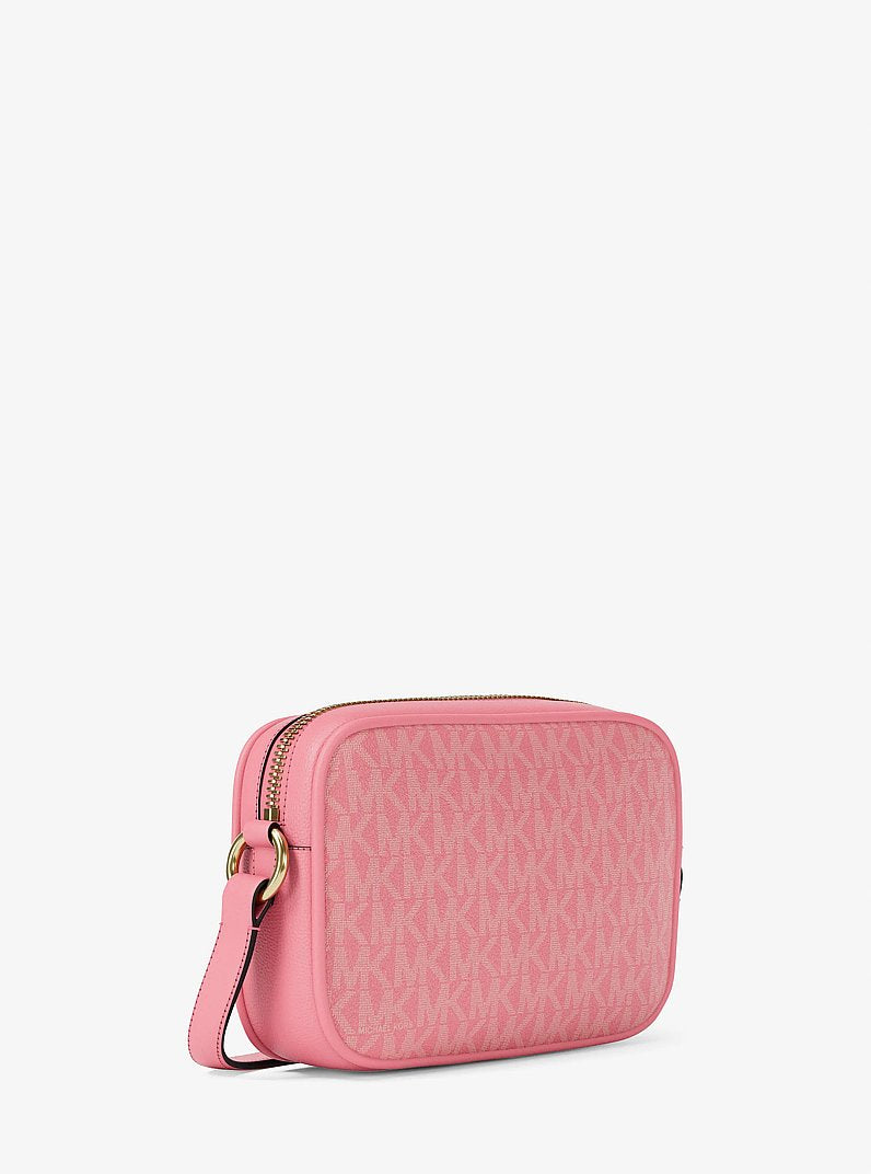 Jet Set Small Signature Logo Camera Crossbody Bag - Carnation 3
