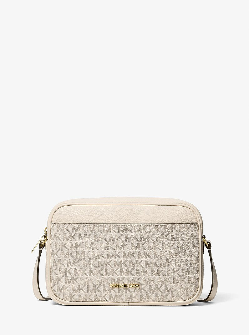Michael Kors Jet Set Travel Large Signature Logo Camera Crossbody Bag