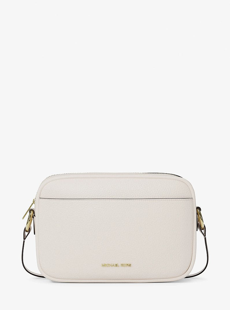 Michael Kors Jet Set Large Pebbled Leather Camera Crossbody Bag