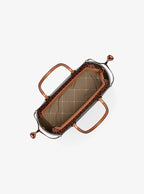 Voyager Extra-Small Convertible Crossbody - Signature Canvas Brown alt view