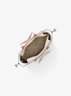 Voyager Extra-Small Convertible Crossbody - Signature Canvas Powder Blush Multi alt view