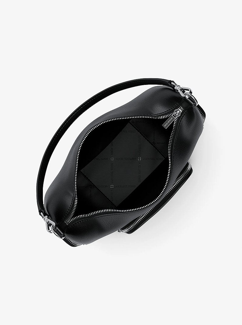 Merritt Medium Convertible Shoulder - Pebbled Leather Black alt view