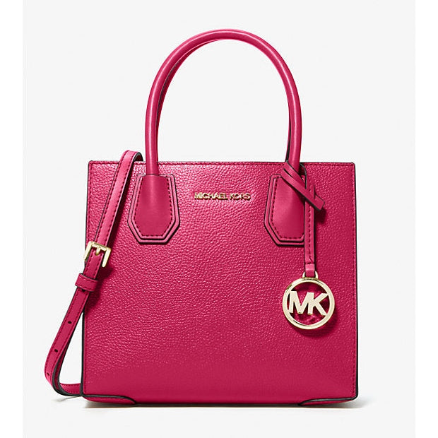 Michael Kors Mercer Medium Pebbled Leather Crossbody Bag