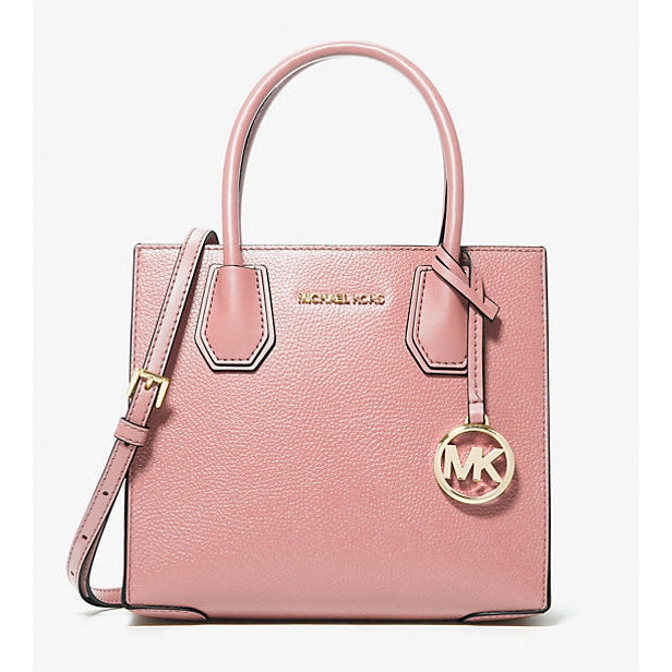 Michael Kors Mercer Medium Pebbled Leather Crossbody Bag