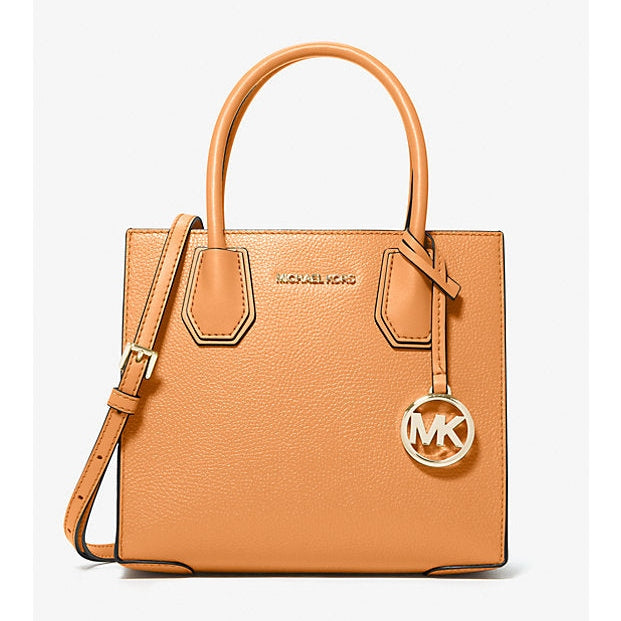Michael Kors Mercer Medium Pebbled Leather Crossbody Bag