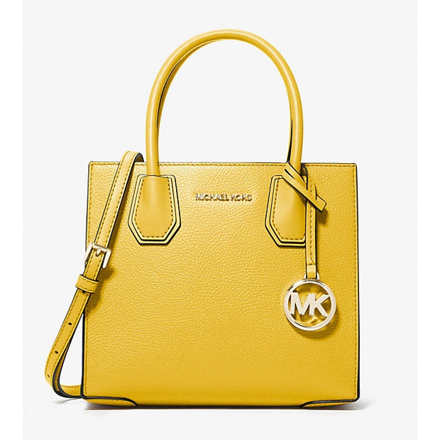Michael Kors Mercer Medium Pebbled Leather Crossbody Bag