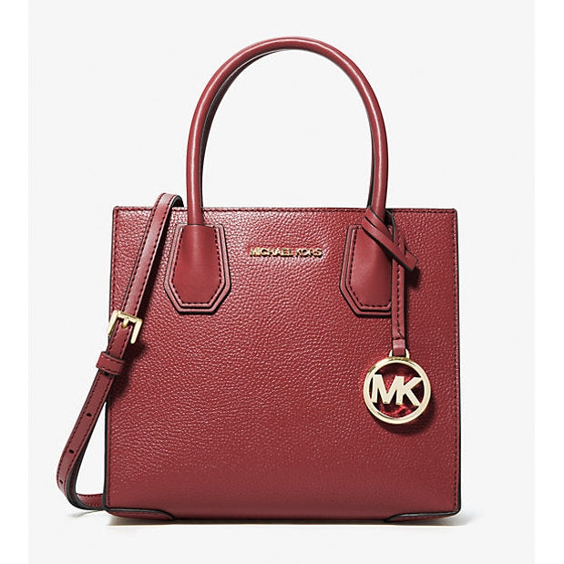 Michael Kors Mercer Medium Pebbled Leather Crossbody Bag