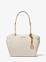 Michael Kors Jet Set Large Signature Logo Shoulder Bag - Vanilla