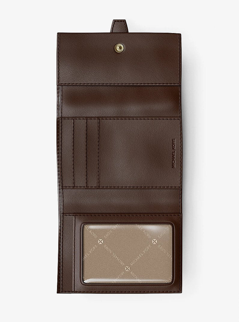 Michael Kors Greenwich Medium Saffiano Leather Trifold Wallet - Nutmeg 2