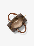 Michael Kors Grayson Small Pebbled Leather Duffel Crossbody Bag