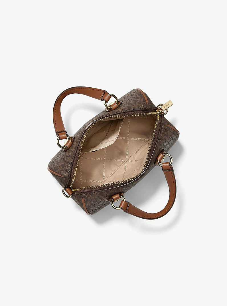 Michael Kors Grayson Small Pebbled Leather Duffel Crossbody Bag