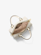 Michael Kors Grayson Small Pebbled Leather Duffel Crossbody Bag