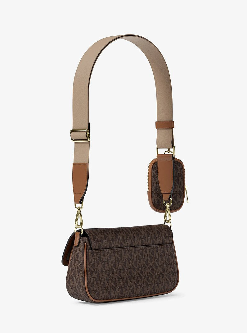 Michael Kors Jet Set Travel Small Crossbody Bag With Pouch - Brown