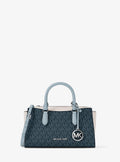 Michael Kors Arden Small Color-Block Messenger Bag - Admiral Multi