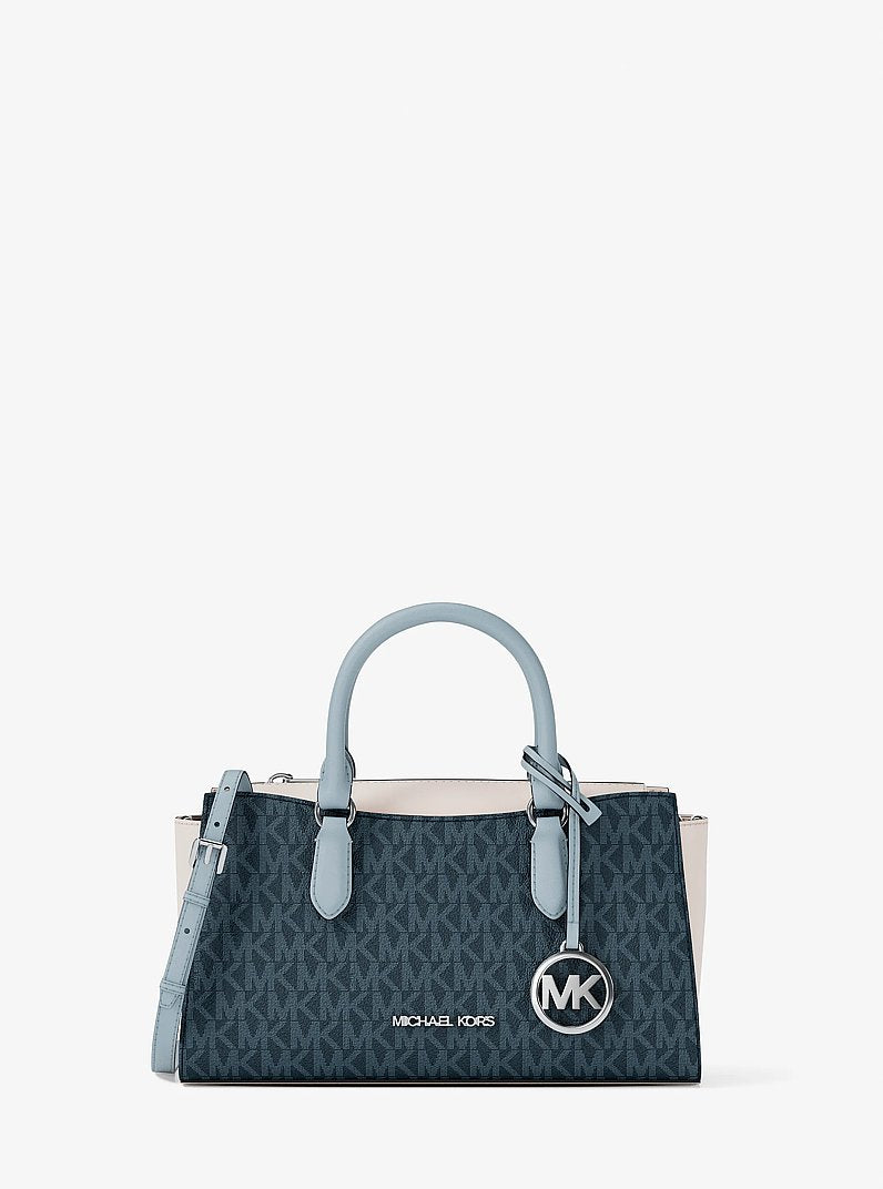 Michael Kors Arden Small Color-Block Messenger Bag - Admiral Multi
