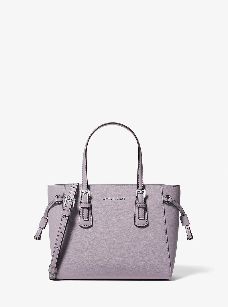 Voyager Extra-Small Convertible Crossbody - Pebbled Leather Lilac