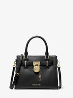 Michael Kors Landon Small Leather Satchel - Black