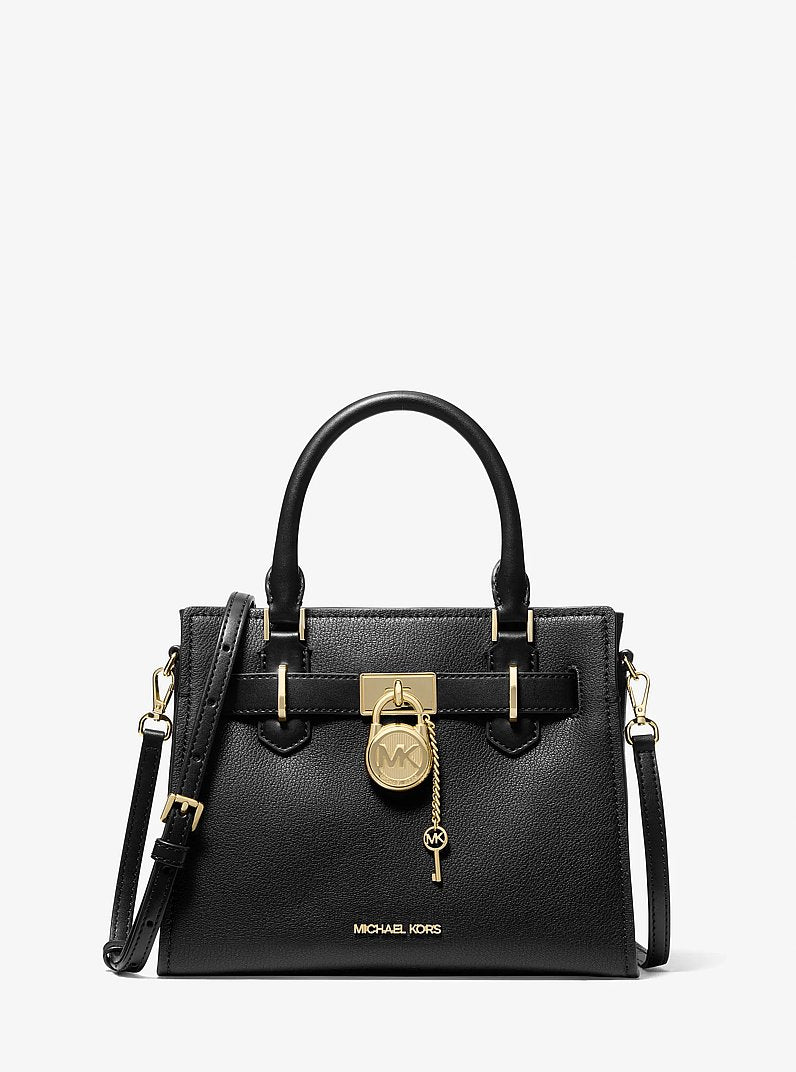 Michael Kors Landon Small Leather Satchel - Black