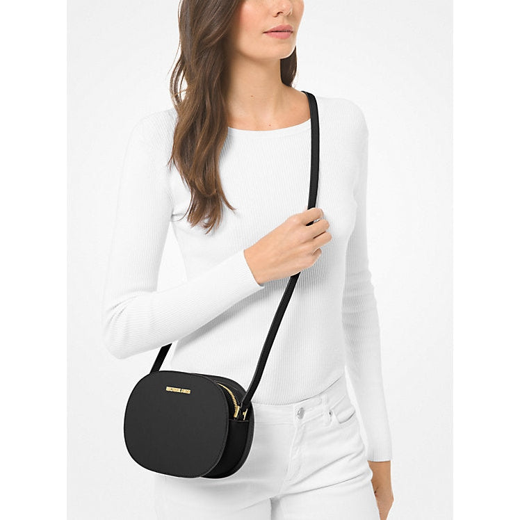 Michael Kors Jet Set Travel Medium Saffiano Leather Crossbody Bag – Outlet Americas