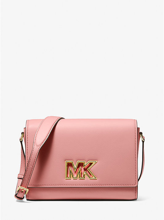 Michael Kors Mimi Medium Leather Messenger Bag