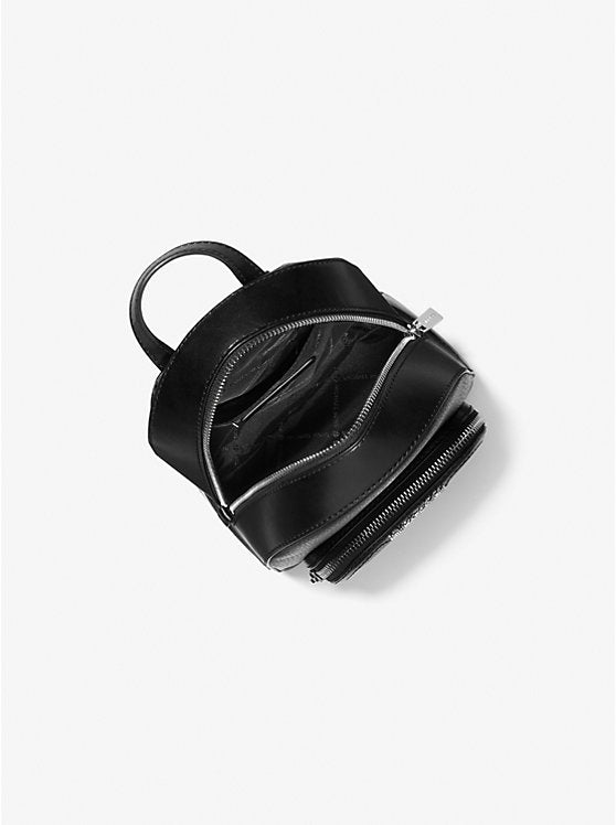 Michael Kors Extra kleiner Rucksack aus genarbtem Leder