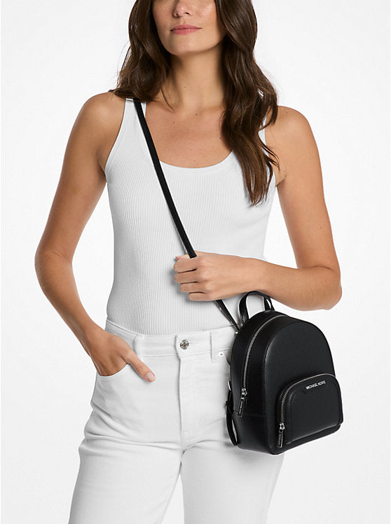 Michael Kors Extra kleiner Rucksack aus genarbtem Leder