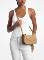 Carmela Medium Convertible Crossbody - Suede Camel 3