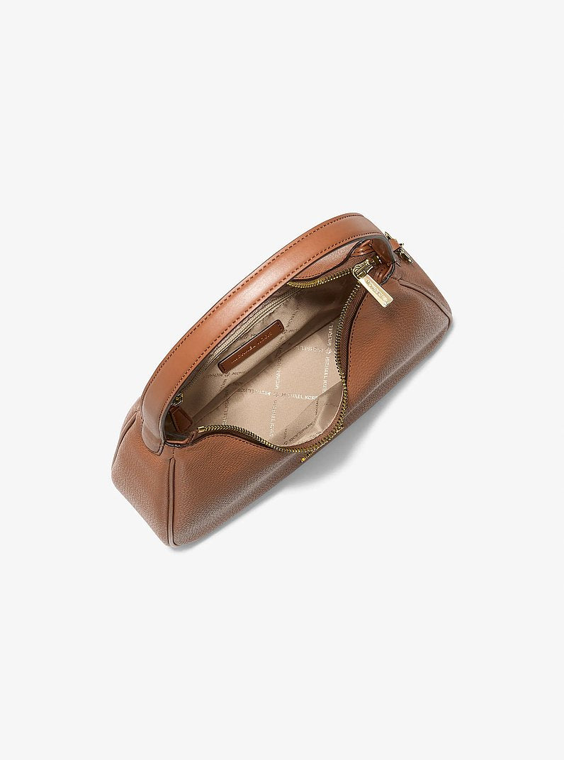 Nayla Small Hobo - Pebbled Leather Luggage 2
