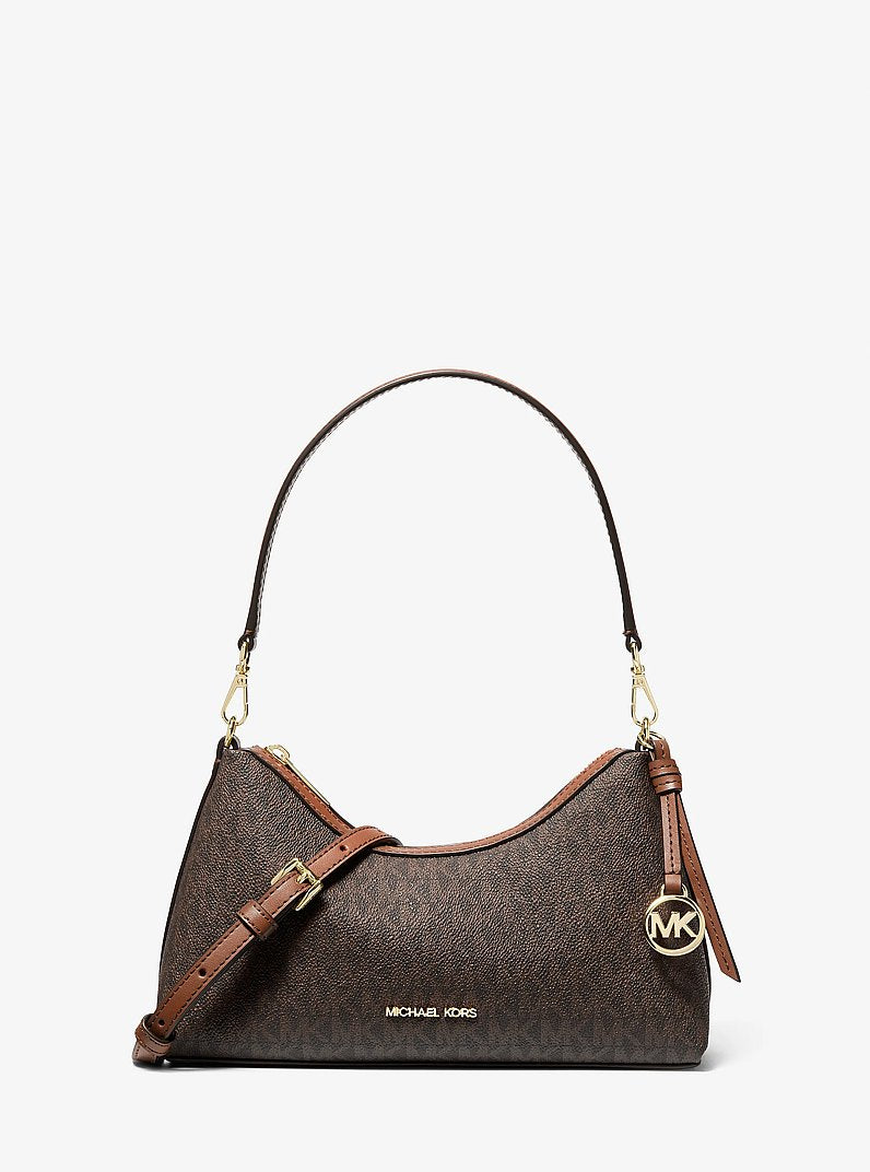 Michael Kors Sammy Small Convertible Crossbody Signature Canvas - Brown