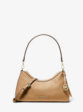 Michael Kors Sammy Small Pebbled Leather Convertible Crossbody - Camel