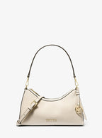 Michael Kors Sammy Small Pebbled Leather Convertible Crossbody - Lt Cream