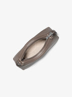 Sammy Small Pebbled Leather Convertible Crossbody - Mushroom alt view