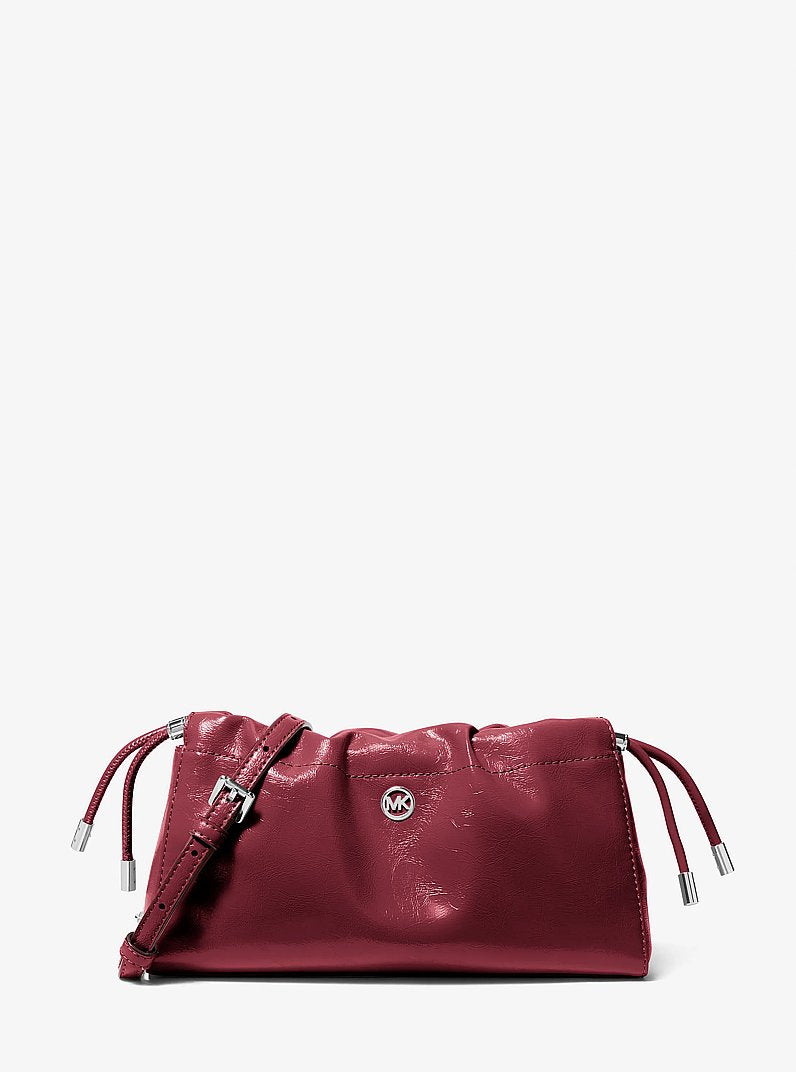 Michael Kors Matilda Small Cinched Crossbody Bag - Maroon