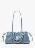 Michael Kors Matilda Small Cinched Shoulder Bag - Denim