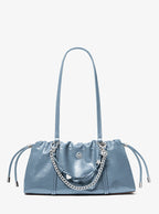 Michael Kors Matilda Small Cinched Shoulder Bag - Denim