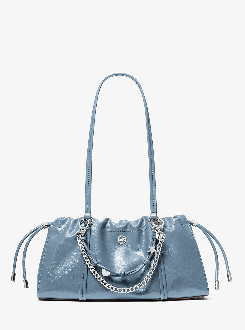 Michael Kors Matilda Small Cinched Shoulder Bag - Denim