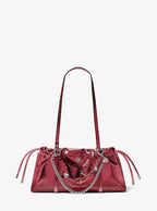 Michael Kors Matilda Small Cinched Shoulder Bag - Maroon