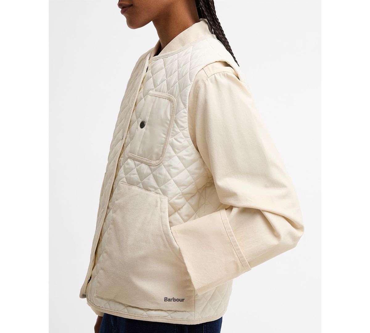Barbour Women's Thulby Quilted Gilet Vest - Neutral