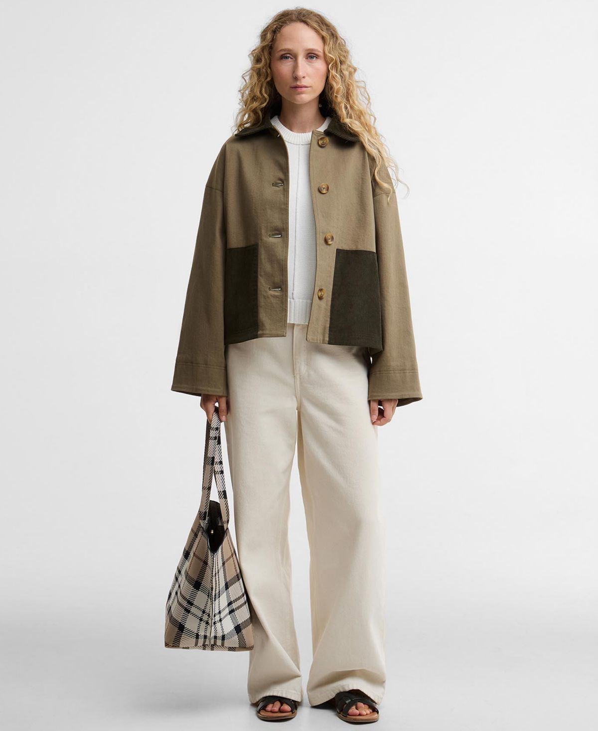 Barbour Women's Cloverdale Casual Jacket - Dusky Green