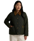 Barbour Women's Cropped Liddesdale Jacket - Olive