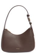 Furla Febe Leather Shoulder Bag - Chocolate