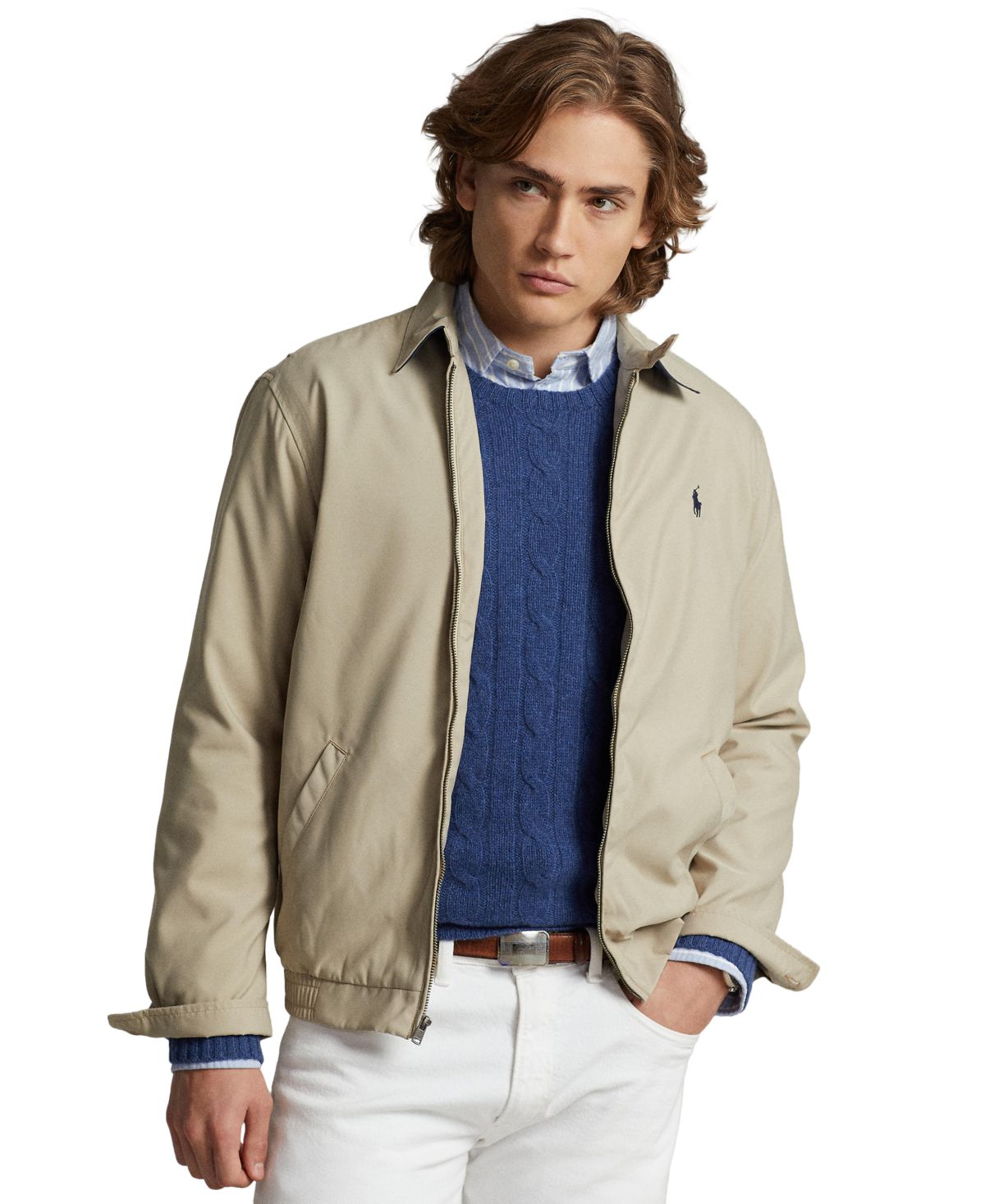 Ralph Lauren Men's Lightweight Windbreaker - Khaki