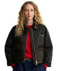 Barbour Women's Tartan Icon Wax Quilt Jacket