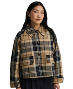 Barbour Women's Delilah Plaid Cropped Work Jacket – Birchwood Dress