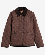 Barbour Women's Sonya Quilted Snap-Button Jacket – DK Brown/Muted