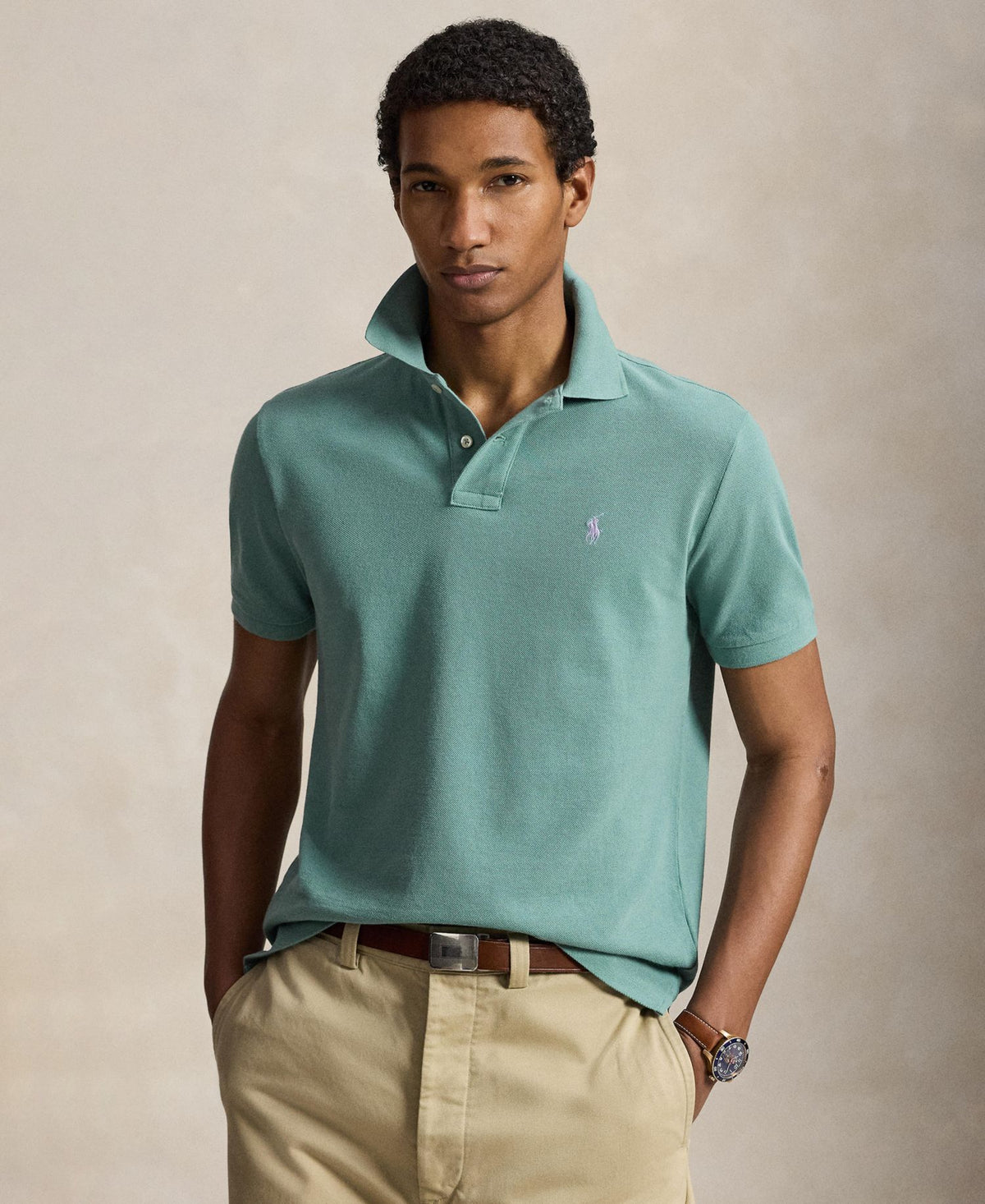 Ralph Lauren Men's Classic-Fit Cotton Polo Shirt - Greenscape